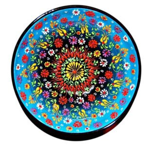 Miska ceramiczna błękitna 20cm