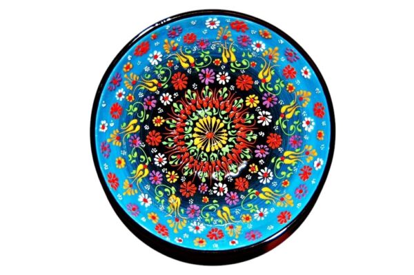 Miska ceramiczna błękitna 20cm