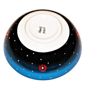 Miska ceramiczna błękitna 20cm - obrazek 2