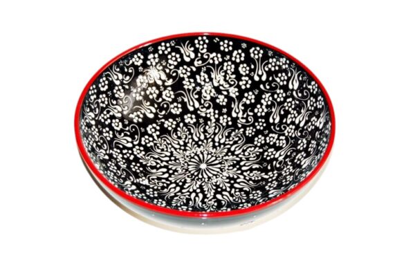 Miska ceramiczna czarna 20cm