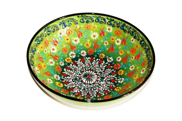 Miska ceramiczna zielona 25cm