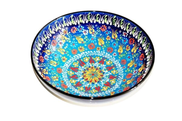 Miska ceramiczna niebieska 20cm