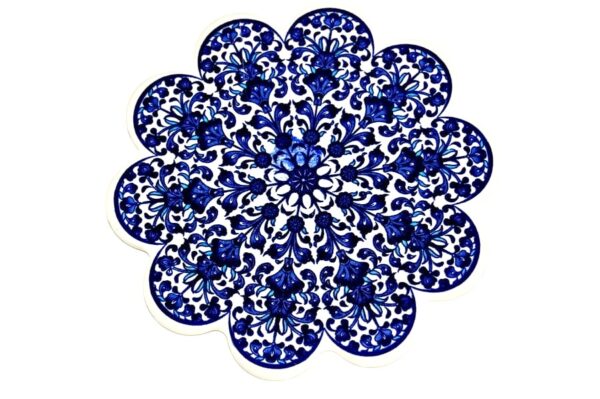 Podstawka ceramiczna - indygo