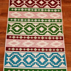 Kilim chodnik anatolijski pastelowy dwustronny 120cm x 60cm - obrazek 2