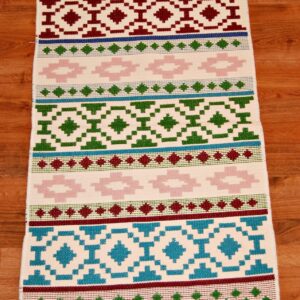 Kilim chodnik anatolijski pastelowy dwustronny 120cm x 60cm - obrazek 3