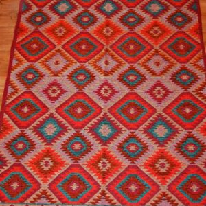 Kilim chodnik anatolijski wielokolorowy dwustronny 180cm x 120cm - obrazek 2