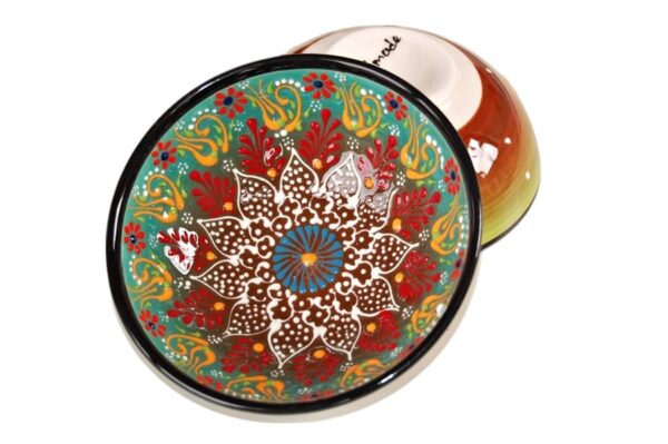 Miseczka ceramiczna 15cm zielony turkus