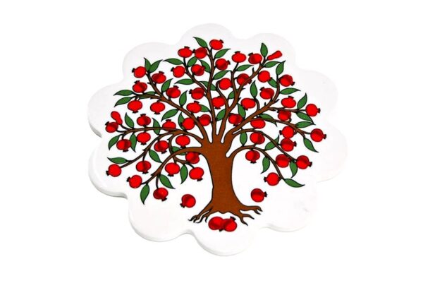 Podstawka ceramiczna - Owoc granatu