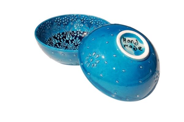 Miska ceramiczna - niebieski błękit - 20cm - obrazek 2