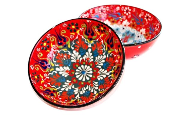 Miska ceramiczna czerwona 20cm