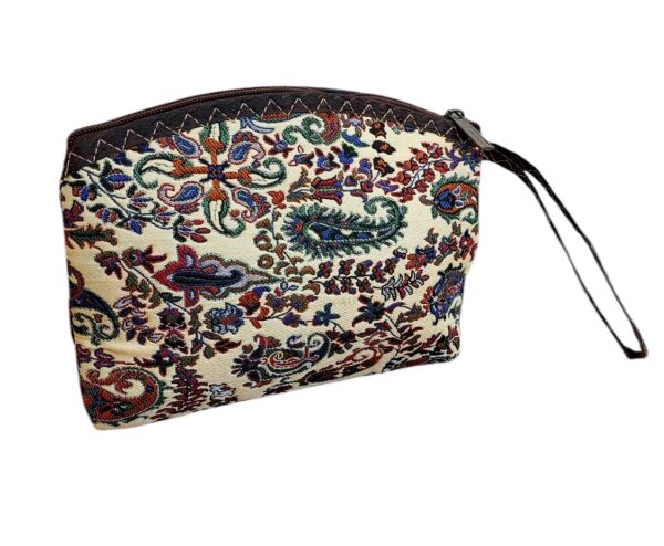 Kosmetyczka paisley ecru