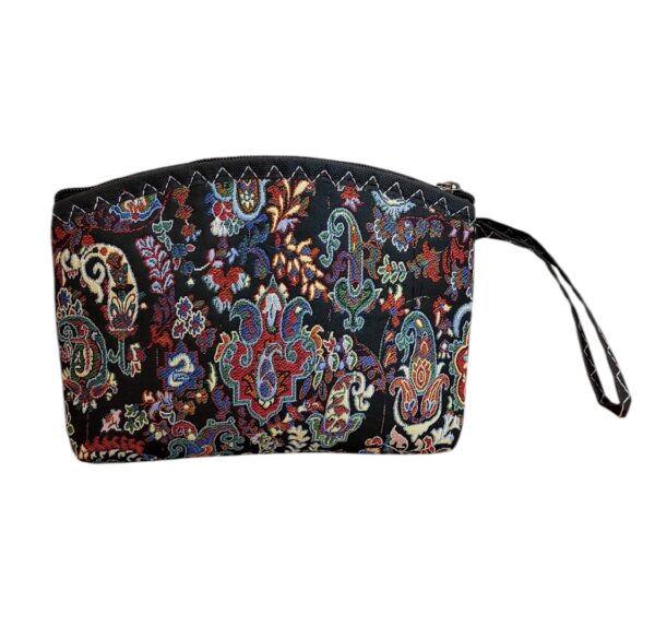 Kosmetyczka paisley czarna