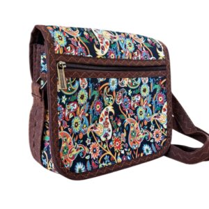 Torebka etno - kolorowa z motywem paisley - obrazek 2